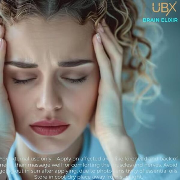 UBX Brain Elixir Head massage oil - Image 3