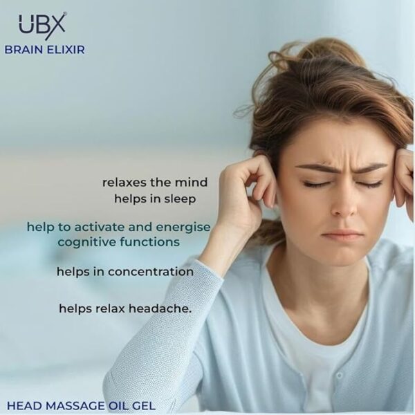 UBX Brain Elixir Head massage oil - Image 4